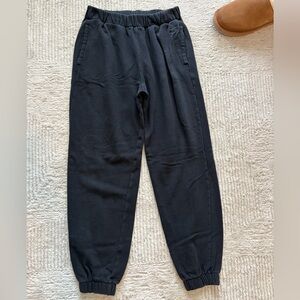 Hollister Sweatpants Womens Small Black Adjustable Rise Jogger